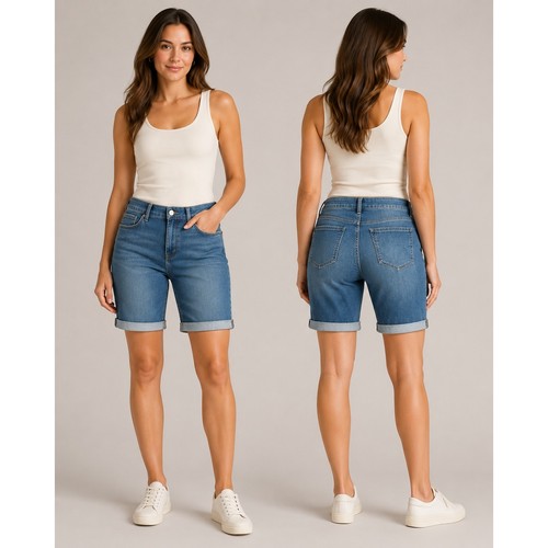 Nydj briella bermuda shorts - briella,
